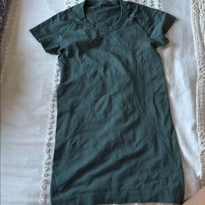 Green Short Sleeve Dress